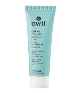 Crème de nuit peaux sèches et sensibles BIO, 50&nbsp;ml